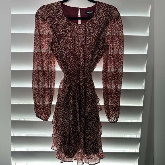 Express Patterned Mini Dress - Picture 3 of 7